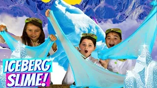 Slime for Kids | Iceberg Slime |  Learn How to Make Iceberg Crunchy Slime!