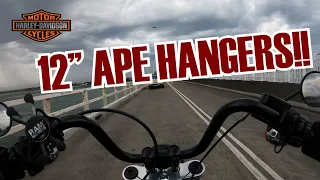 12 INCH APE HANGERS for the SPORT GLIDE