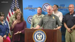 12:30 p.m. Governor Edwards briefs public ahead of Tropical Storm Barry