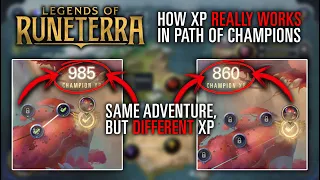 SAME Adventure, DIFFERENT XP? THIS IS HOW XP REALLY WORKS IN Path of Champions 2.0