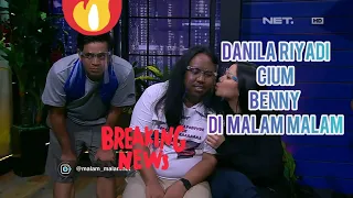 Danilla Riyadi Cium Benni Siregar di Malam Malam Live Plus Surya Bacot zuzuzu