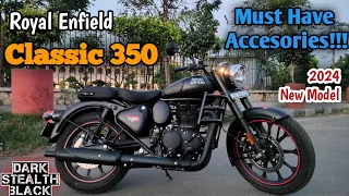 Royal Enfield Classic 350 2024 Accessories List😍