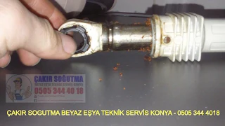 Çamaşır Makinesi Sıkarken Yürüyorsa Takırtı Ses Yapıyorsa ( Amortisör )- Sesli Bilgiler TR - Teknik