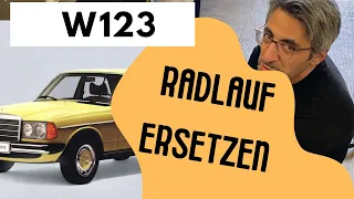 Benz W123 Rost entfernen Radlauf erneuern w123 Mercedes #restauration #mercedes #oldtimer #benz