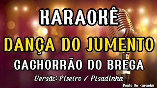 KARAOKÊ (DANÇA DO JUMENTO) CACHORRÃO DO BREGA VERSÃO PISEIRO PISADINHA FORRÓ PAREDÃO MÚSICA NOVA