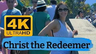 Mount Corcovado  Christ the Redeemer, Rio, Brazil travel 4K