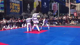 Kukkiwon World Taekwondo Demonstration Team Times Square New York CIty