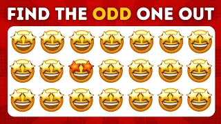 🔎🧐 FIND THE ODD ONE OUT EMOJI, LETTER AND NUMBER | EASY, MEDIUM AND HARD LEVELS | EMOJI QUIZ GAME 🤩🏆