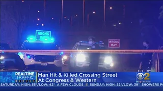 Man Fatally Struck By Car While Crossing Street; Police Searching For Driver