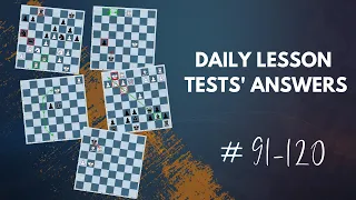 Daily Lesson Tests' Answers | #91-120