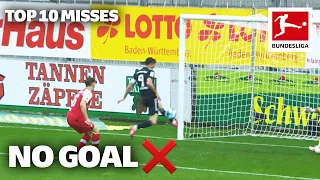 Top 10 Misses 2020/21 | Lewandowski, Reyna, Embolo & More