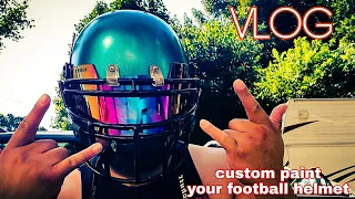 How to: paint your football helmet