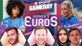Italy v Iceland | Women's EUROS 2022 | Gameday Live Ft AGT, James B, Raul & Kaljit