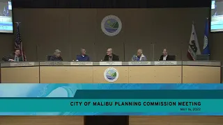 Planning Commission Regular Meeting - May 16, 2022