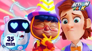Ultimate Action-Packed Birthday Party! | Action Pack | Adventure Cartoon for Kids