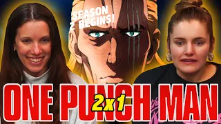 ONE PUNCH MAN Season 2 Episode 1: The Hero's Return | REACTION/REVIEW