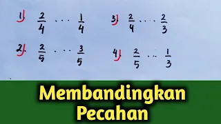 Cara Membandingkan Pecahan - Kelas 3 Tema 5 Subtema 2