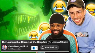 THE TERRIFYING HORRORS OF THE DEEP SEA (Casual Geographic) - REACTION!