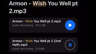 Ar’mon Warren - Wish You Well Part 2 (New Snippet Pt 2)