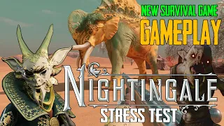 NEW Survival Game Playing The Nightingale Stress Test! Part 1