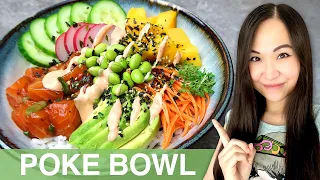 REZEPT: Poke Bowl mit Lachs und Sushi Reis | Trendgericht | Food Trend aus Hawaii selber kochen