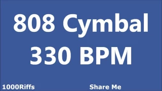 808 Cymbal Metronome : 330 BPM