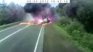 Аварии и ДТП лета 2012  Car Crash compilation June 2012 week 3