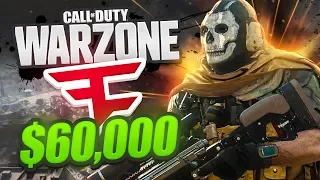 WE WON! - $60,000 FAZE WARZONE TOURNAMENT! - Week 1 (CoD Battle Royale)