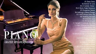 The Most Beautiful Piano Love Songs Of All Time - Best Relaxing Piano Instrumental Music Hits