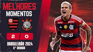 Flamengo x Corinthians | Melhores Momentos | Brasileirão 2024