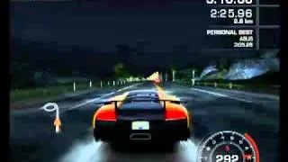Need For Speed Hot Pursuit (time trial) lamborghini murcielago lp640 /my gameplay/