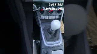 2023 BRZ Interior Mods