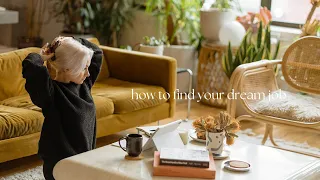 How to Find Your DREAM JOB (step-by-step)