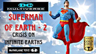 Superman of Earth-2 | Crisis on Infinite Earth | Gold Label | Mcfarlane Toys | DC Multiverse