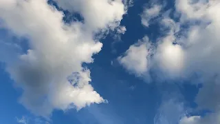 Cloud Time Lapse Pleasant April Afternoon