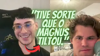 Entrevista com Firouzja após FINAL contra Magnus Carlsen.