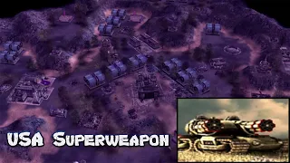 C&C Contra X Beta Tank Generals Challenge #2 vs USA Superweapon General [Hard]