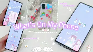 What's on my Samsung Galaxy A71 aesthetic💕✨️|Android phone aesthetic💓🌷