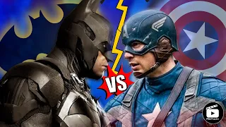 Pertarungan Sengit Antar Superhero Universe Batman vs Captain America! Siapa yang Bakal Menang?