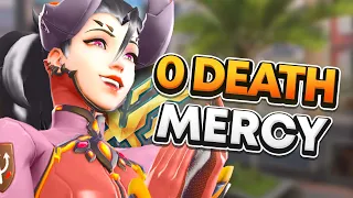 UNKILLABLE 0 Deaths Mercy | Overwatch 2 Top 500 Gameplay