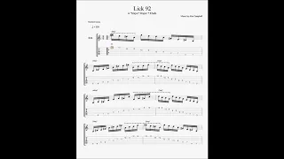 Lick 92 Backing Track