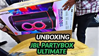 JBL Partybox Ultimate Unboxing in India