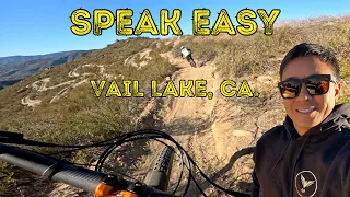 New trail at Vailocity Bike Park in Temecula California.