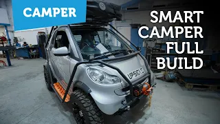 Smart Car Camper Van Conversion – Full Build #camper #vanlife #offgrid