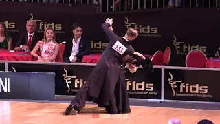 Evaldas Sodeika - Ieva Zukauskaite LTU | English Waltz | WDSF GrandSlam Standard | GOC 2019