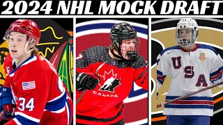 2024 NHL Mock Draft (Top 10 Prospects)