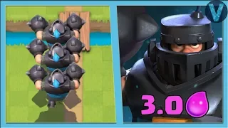 САМЫЙ БЫСТРЫЙ МЕГАРЫЦАРЬ. ДИКОСТЬ ЗА 3.0 ЭЛИКСИРА / CLASH ROYALE