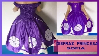 DIY PRINCESA SOFIA DISFRAZ