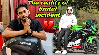 The REALITY Behind The Brutal Superbike Incident 😞💔 @PRORIDER1000AgastayChauhan