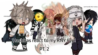 Hashiras react to my KNY Fyp! PT. 2/5 (short like yoriichi's unborn child and read des)